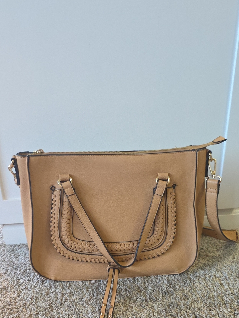 Sole Society Destin Women's Crossbody Bag with Braided Detail